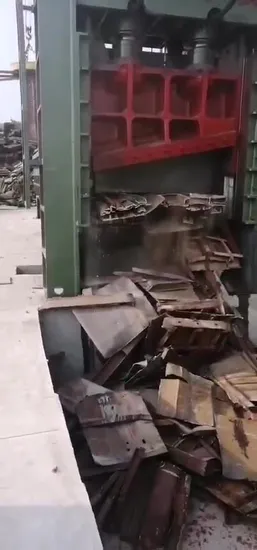 Heavy Duty Scrap Metal Iron Steel Aluminum Rebar I-Beam Round Square Steel Plate Guillotine Gantry Shear Cutting Shearing Machine